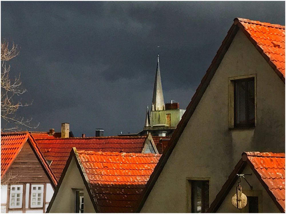 Wetter während Fensterrenovierung