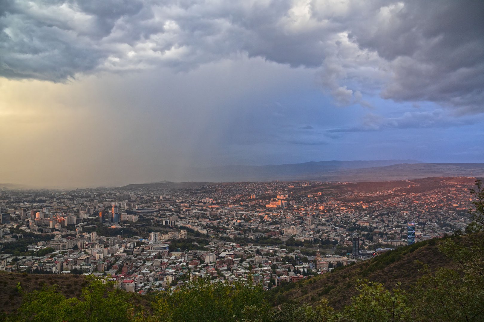 Wetteraction über Tiblisi