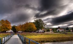 Wetteränderung an der Elbe