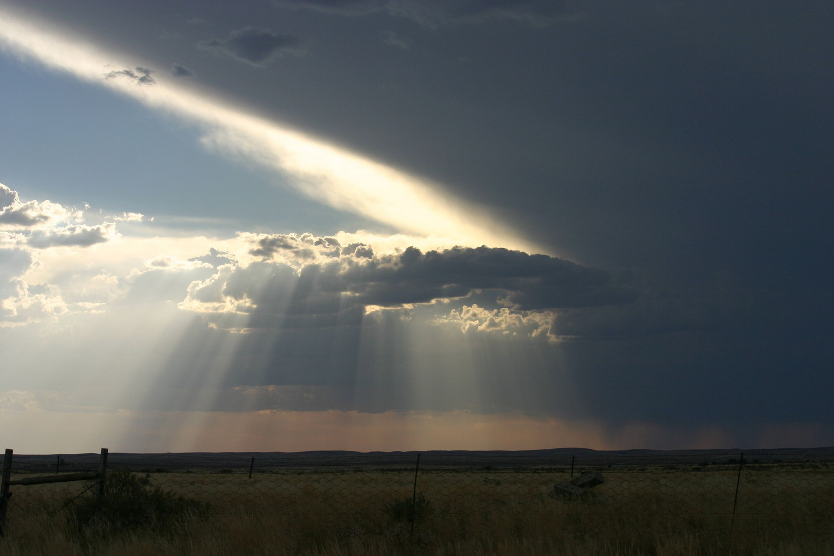 Wetteränderung in der Kalahari