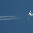 Wetterballon trifft Flugzeug