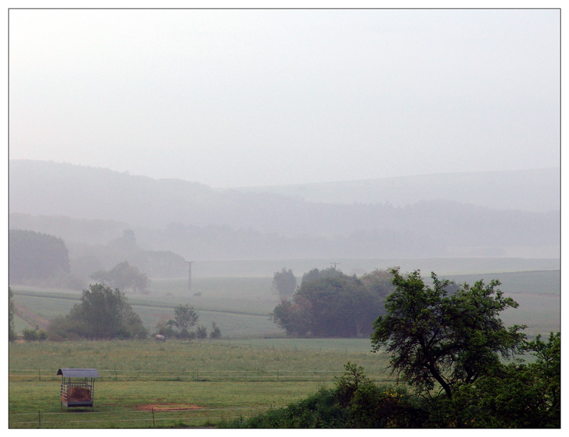 Wetterbericht 22.05.05./6.00 Uhr /10° im *Blauen Ländchen* Himmighofen