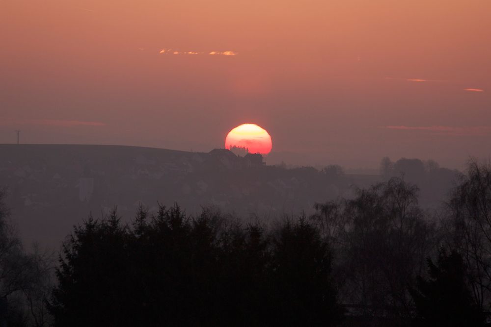 Wetterbericht Himmighofen 30.01.14 . 8.Uhr -1°