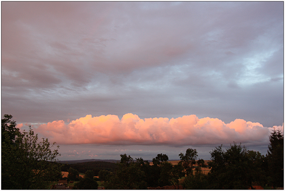 Wetterbericht - Himmighofen am 13.7.2009 21.30 Uhr