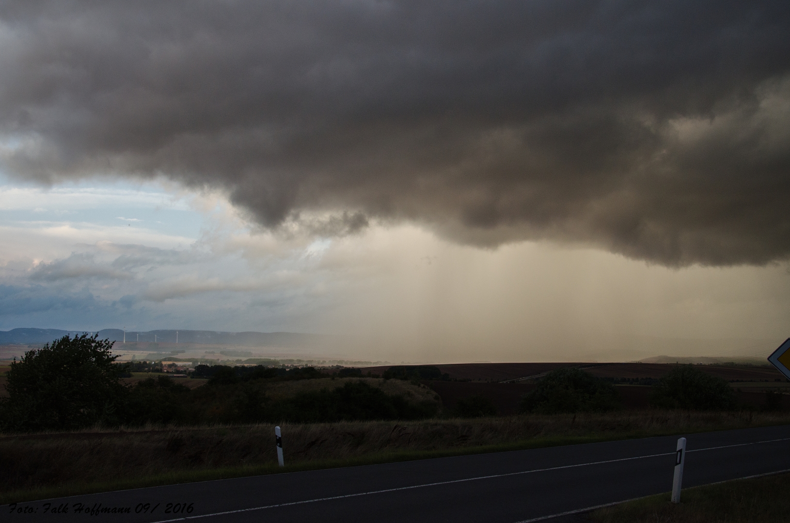 Wetterbild über dem Vorharz (II)