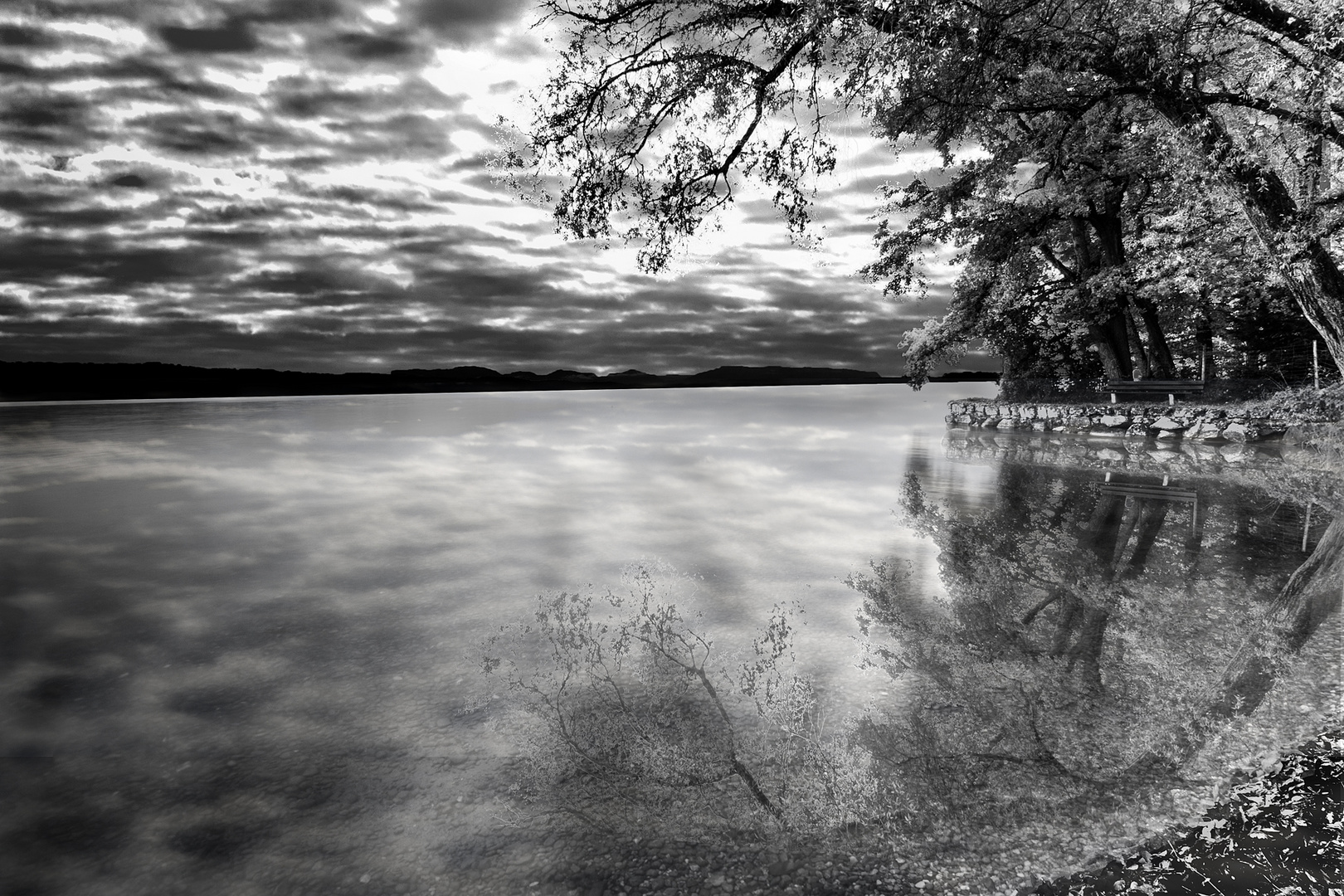 Wetterdrohung am Starnberger See