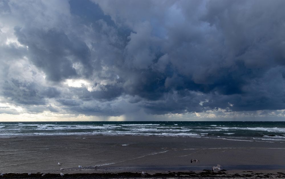 Wetterfront über die Ostsee