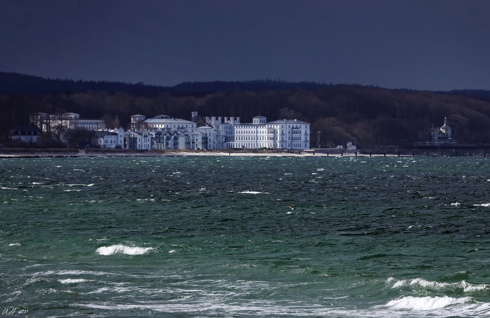 Wetterfront über Heiligendamm