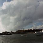 Wetterfront über Helgoland