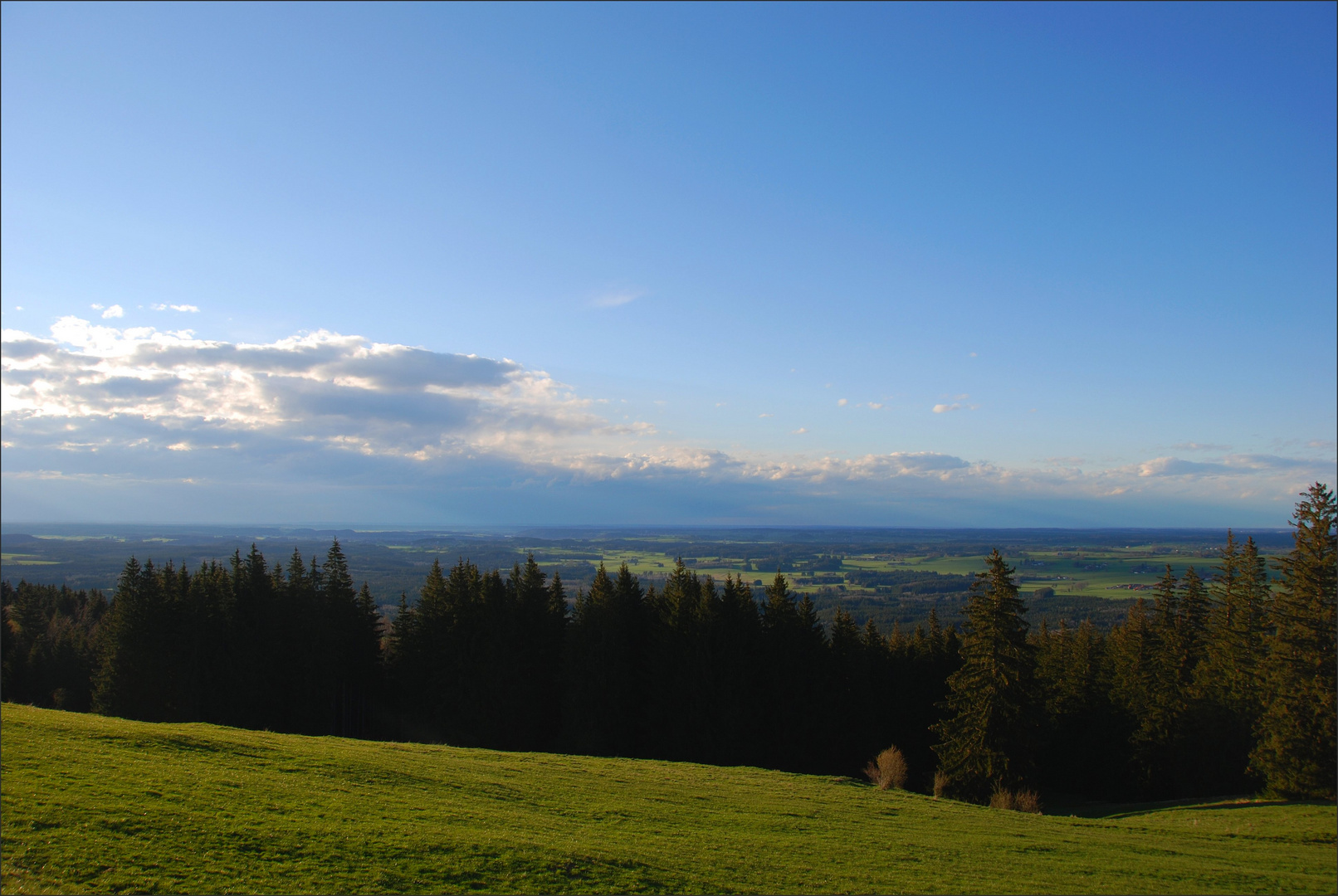 wetterfront vom westen