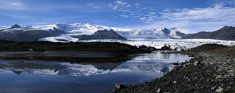 Wetterglück am "Vatnajökull"