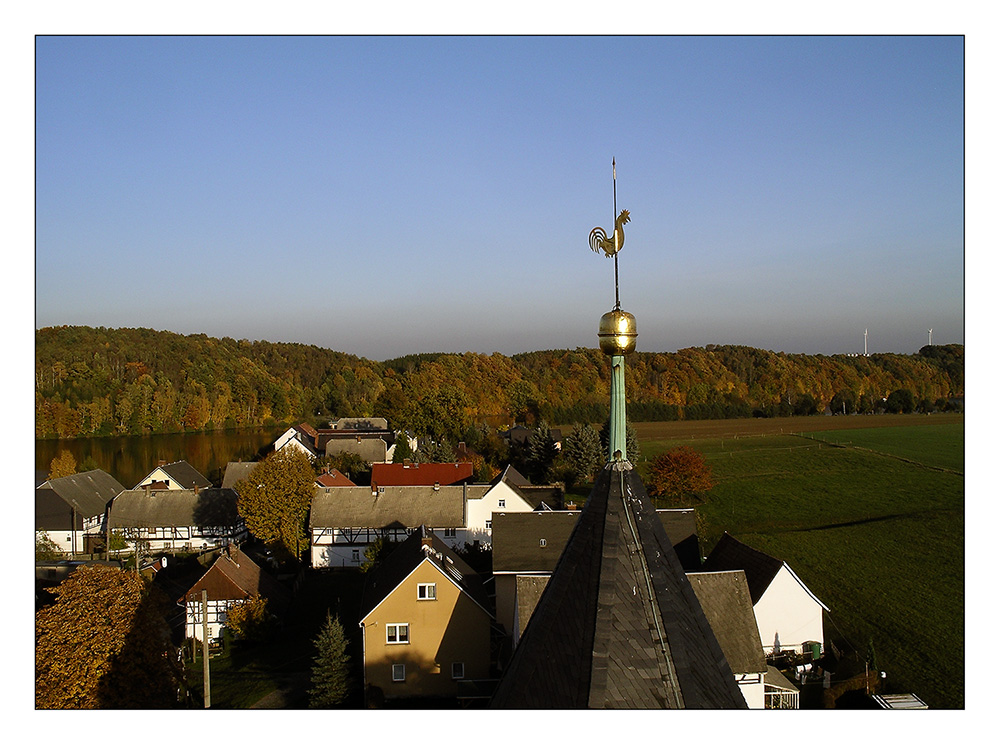 Wetterhahn im Herbst