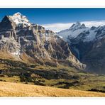 Wetterhorn (3.692 m.ü.M.) und Schreckhorn (4.078 m.ü.M.)