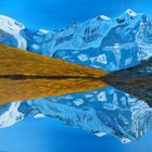 Wetterhorn und Hornseeli im Berner Oberland Schweiz