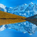 Wetterhorn und Hornseeli im Berner Oberland Schweiz