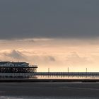 Wetterkant über der Strandbar 54 Grad Nord in St Peter-Ording