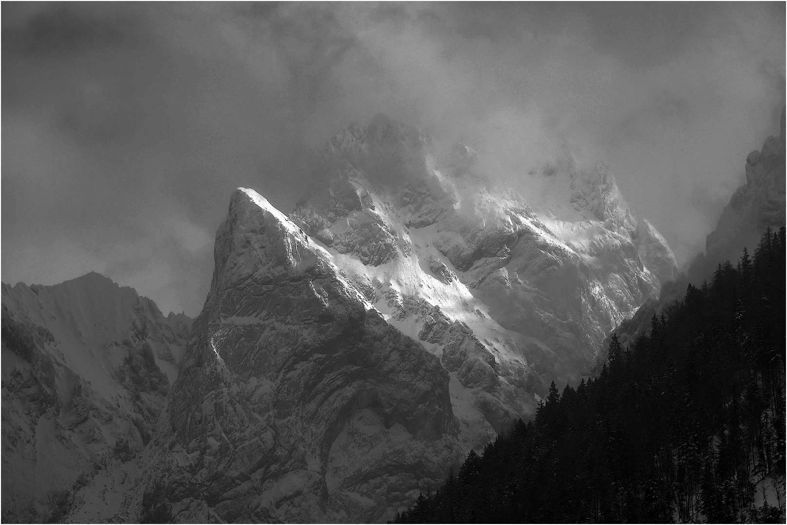 Wetterkapriolen auch im Wilden Kaiser