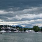 Wetterlage steht auf Sturm