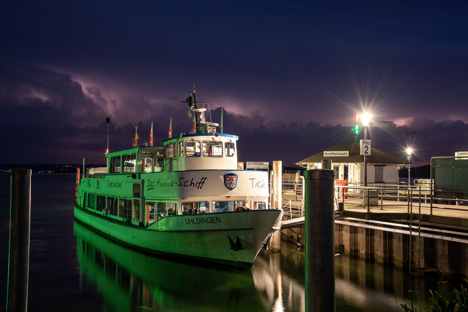 Wetterleuchten am Bodensee