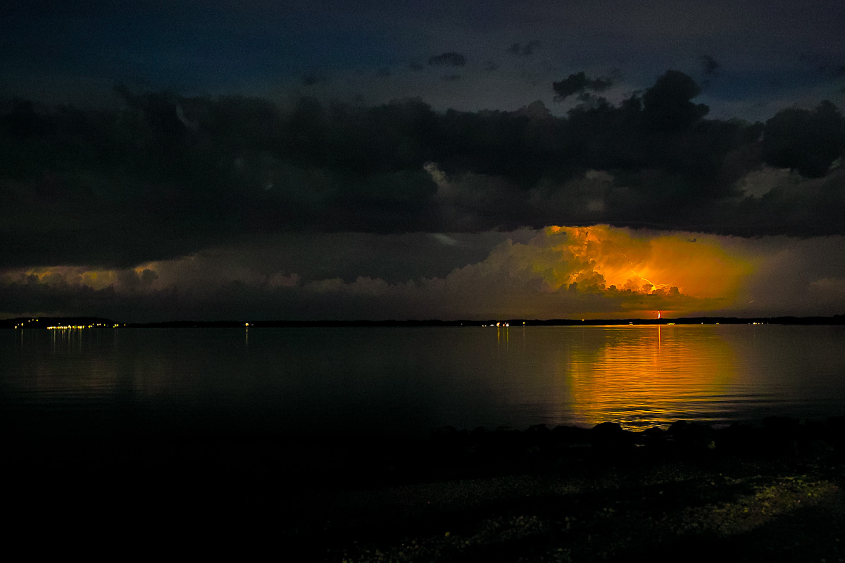 Wetterleuchten am Chiemsee