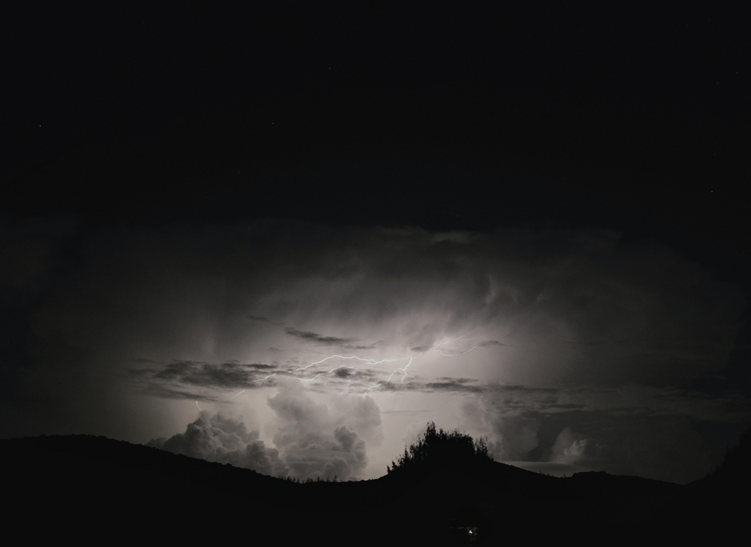 Wetterleuchten auf Sardinien