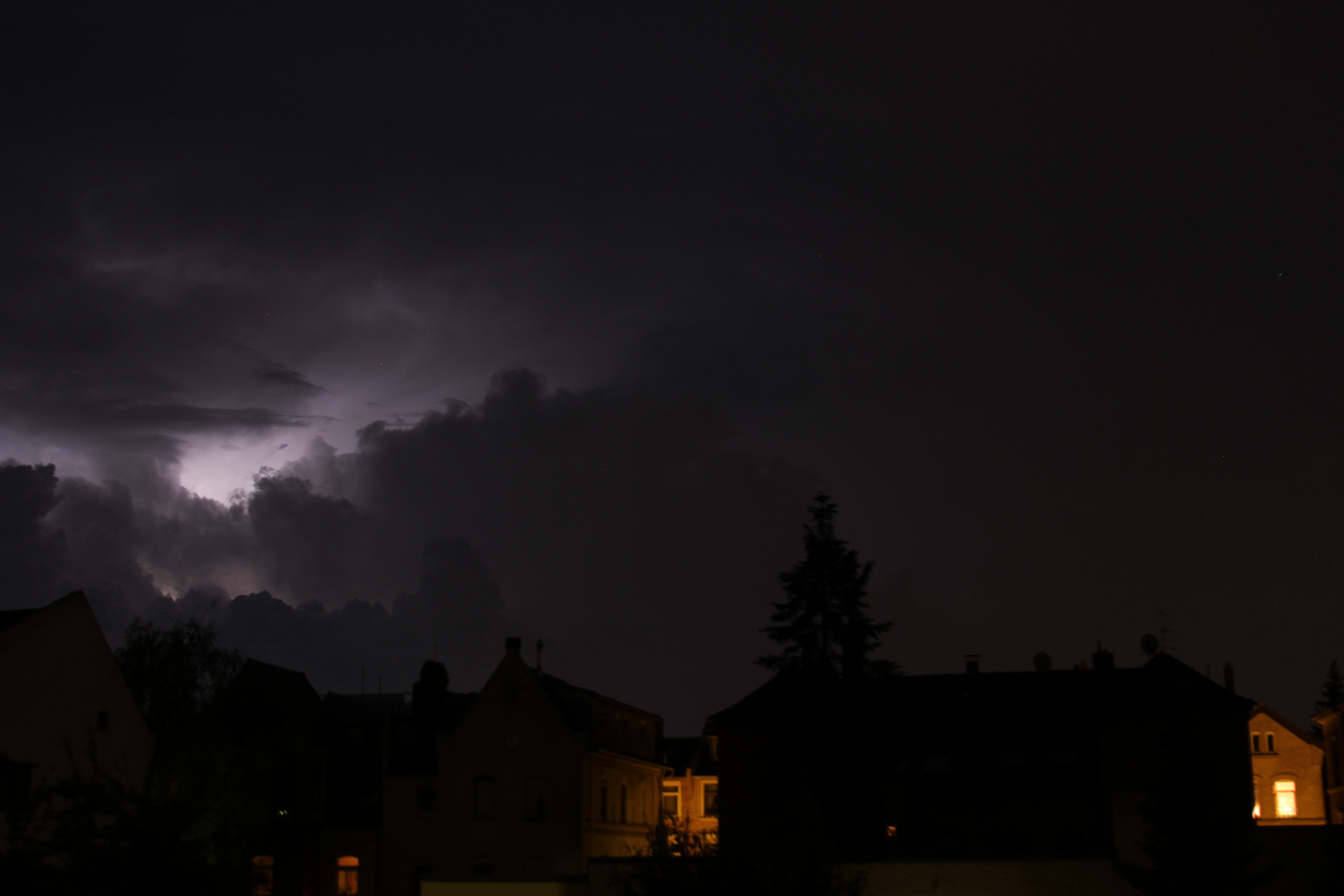 Wetterleuchten Foto