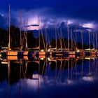 Wetterleuchten über dem Greifswalder Bodden