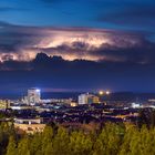 Wetterleuchten über Erfurt