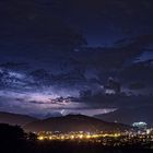 Wetterleuchten über Salzburg