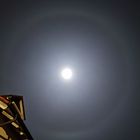 Wetterphänomen: Mond-Halo am 14.auf 15.3.2022 München-Allach