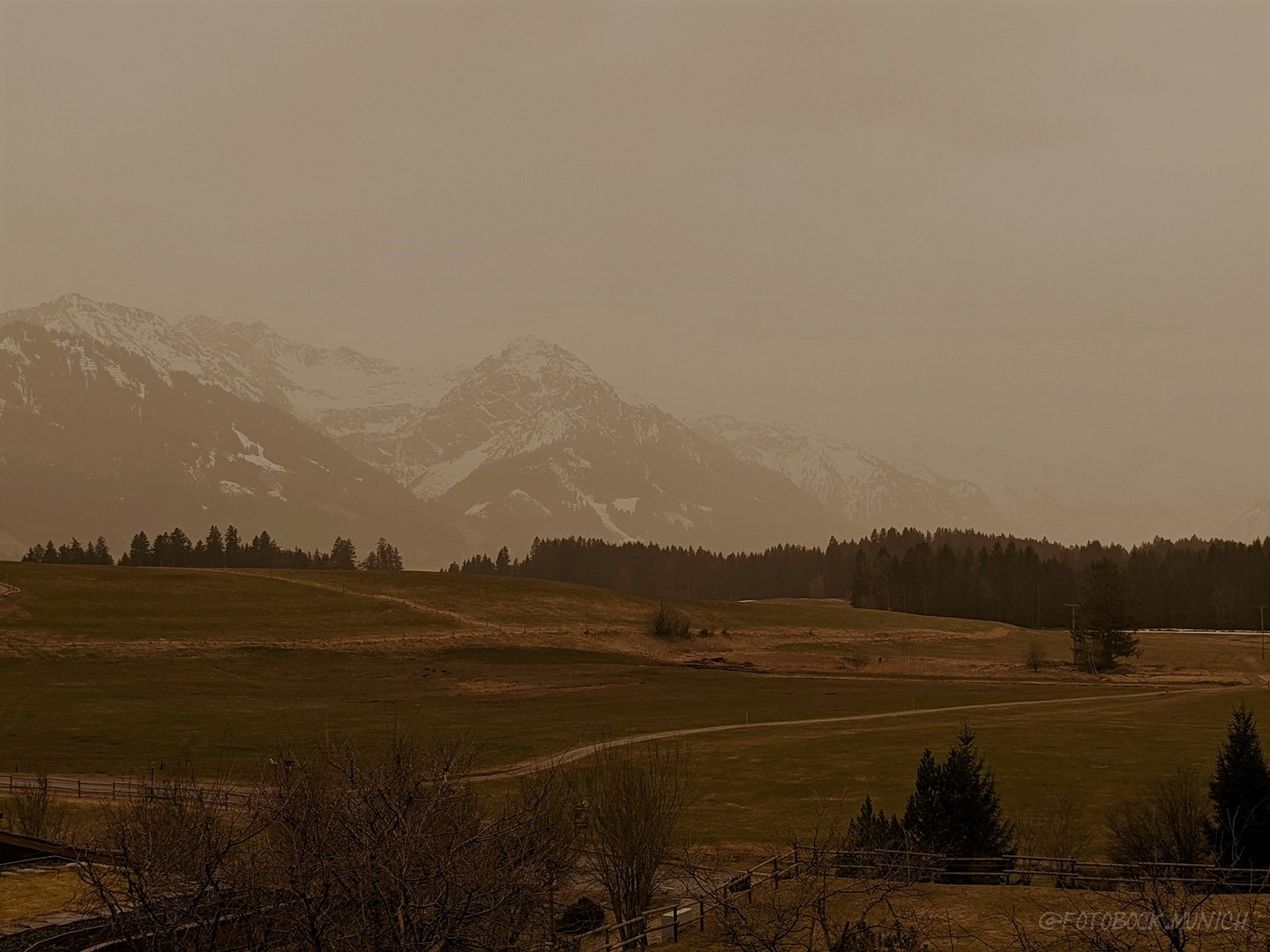 Wetterphänomen: Saharastaub 15.03.2022