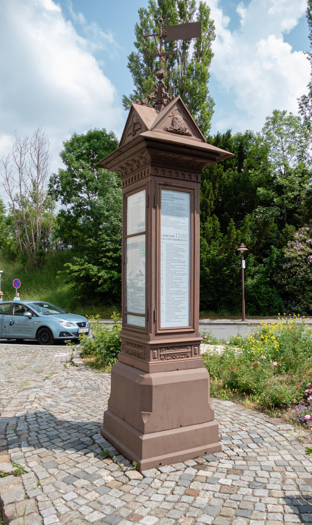 Wettersäule in Ebersbach (Sachsen)