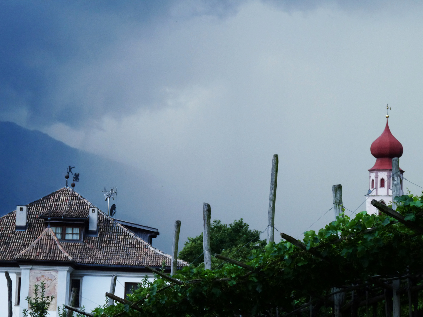 Wetterspiel in den Bergen