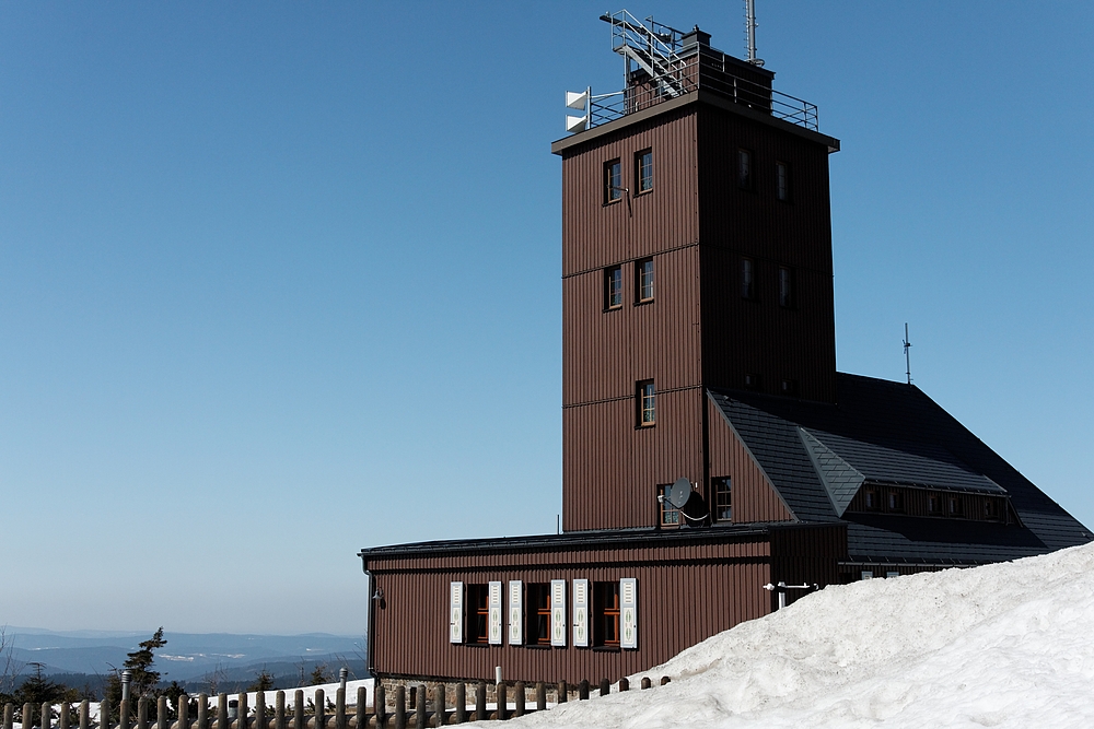 Wetterstation am Fichtelberg...