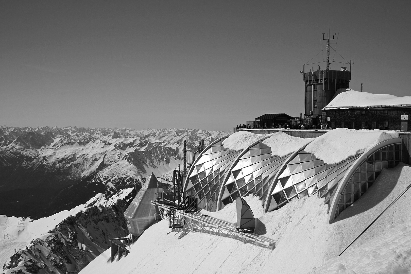 Wetterstation auf der Zugspitze...