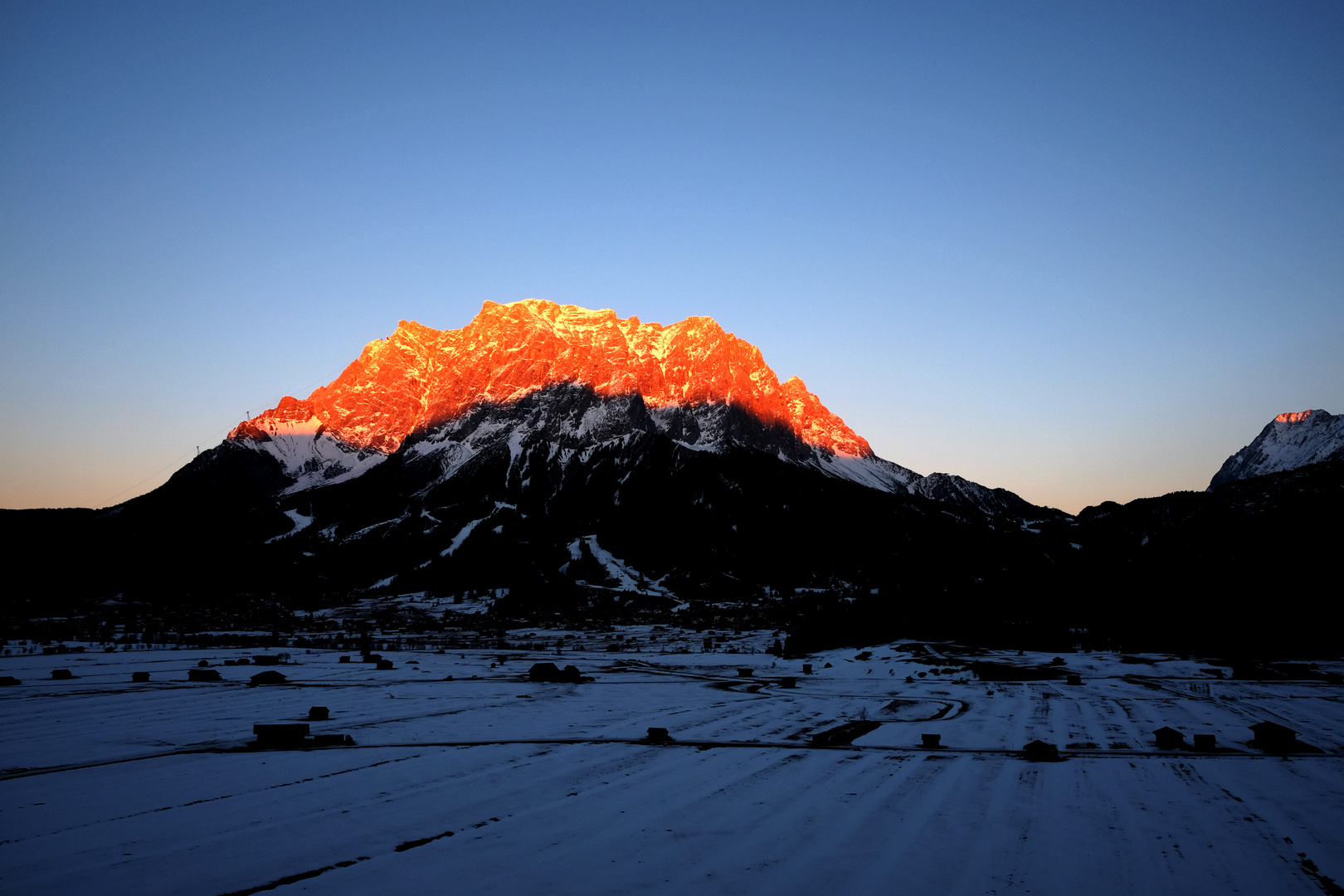 wetterstein alpenglühen 2