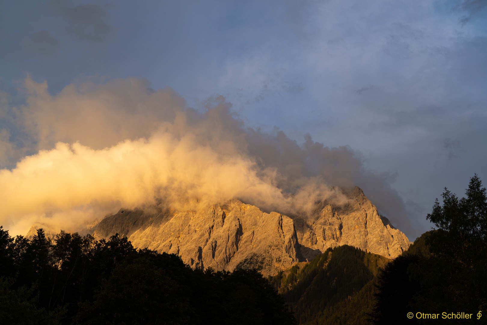 Wetterstein im Abendlicht