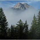 Wetterstein in Wolken