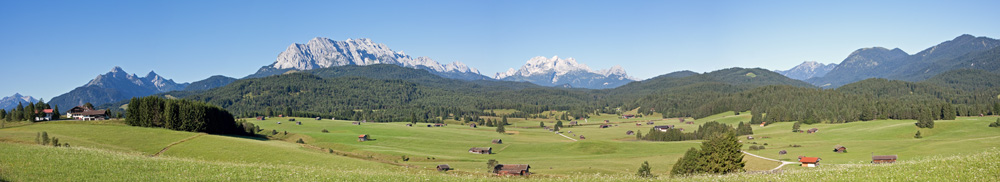 Wettersteinmassiv / Buckelwiesen