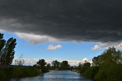 Wetterstimmung am Taglio del Sile bei Jesolo