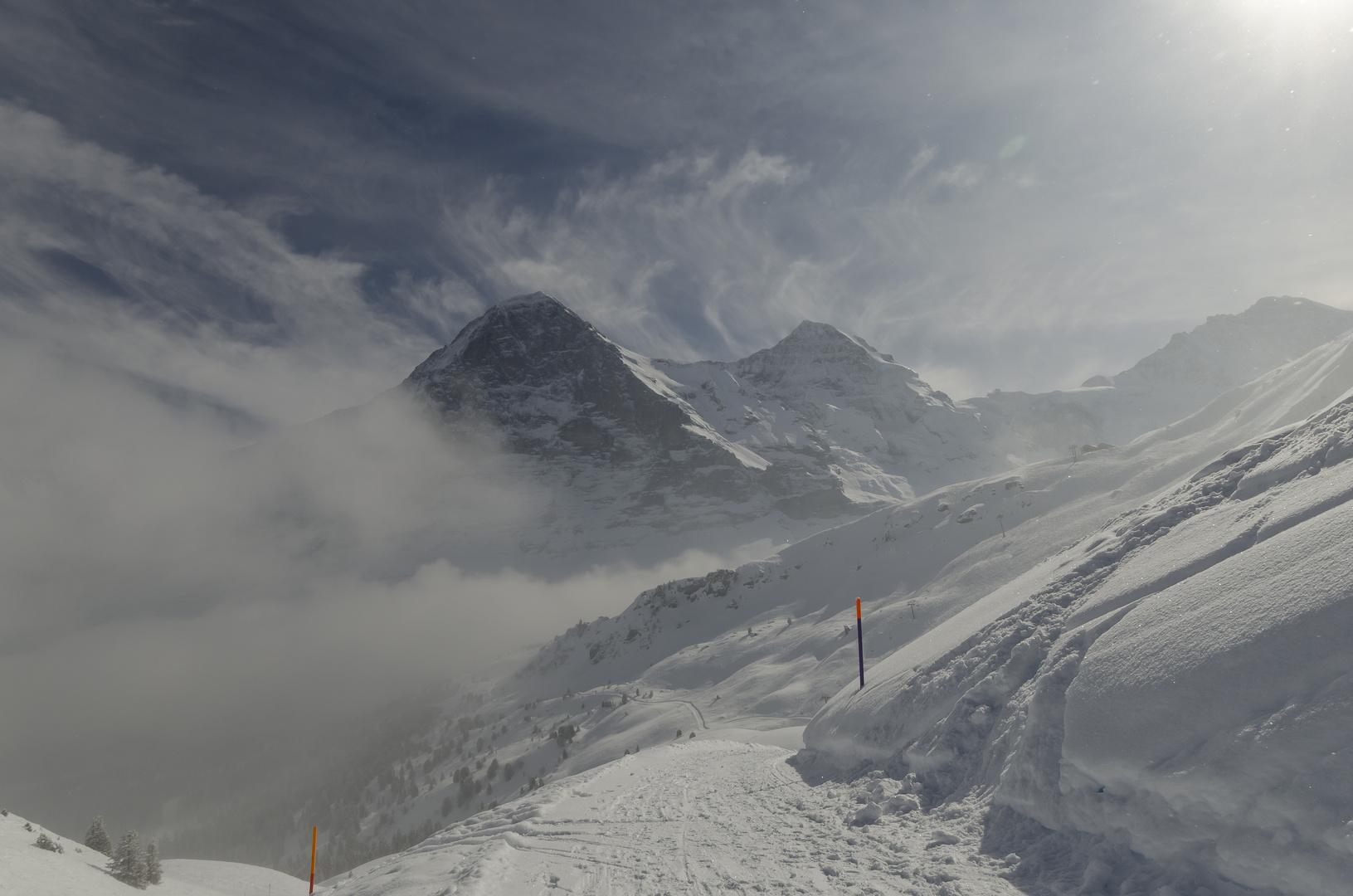 Wetterumbruch in den Berner Alpen