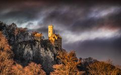 Wetterumschwung am Schloss Lichtenstein