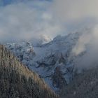 Wetterumschwung am Sella-Stock bei Wolkenstein, Dolomiten