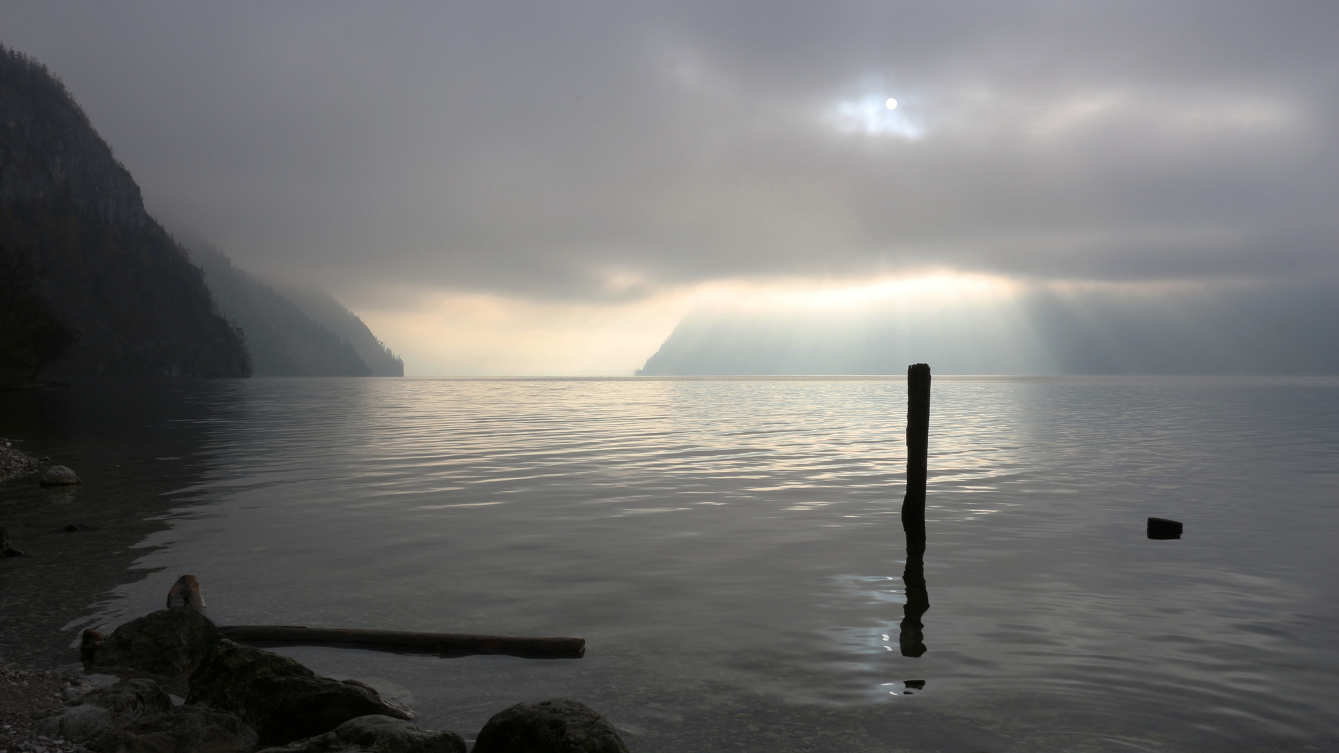 Wetterumschwung am Traunsee