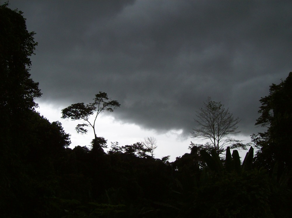 Wetterumschwung auf Borneo