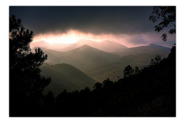 Wetterumschwung im Esterel Gebirge