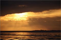 Wetterumschwung im Watt...