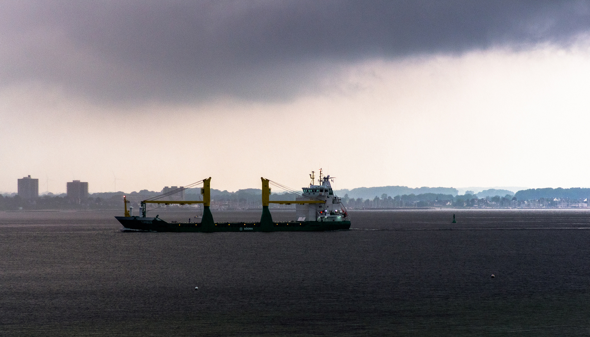 Wetterumschwung in der Kieler Bucht