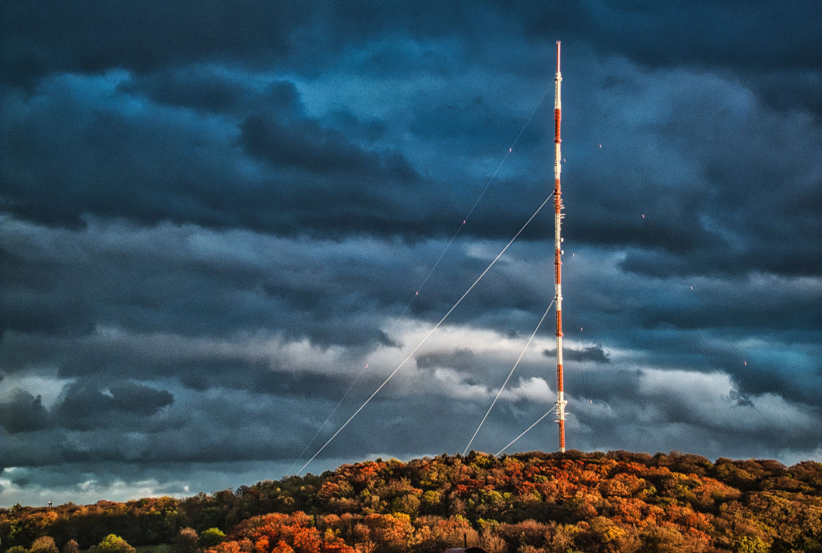 Wetterwechsel am Sender