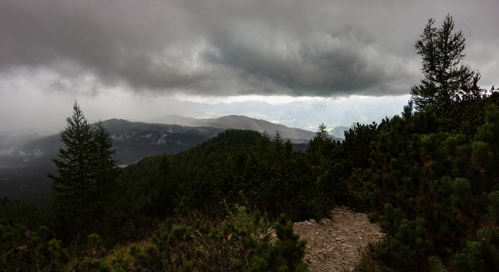 Wetterwechsel-der Abstieg